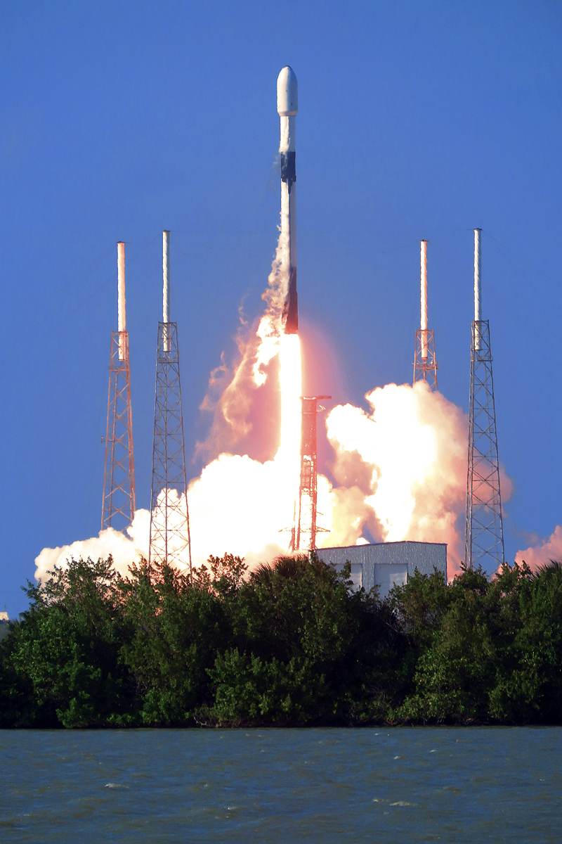 Falcon 9 Starlink 4-16 Launch, Photo Courtesy Carleton Bailie, Spaceline