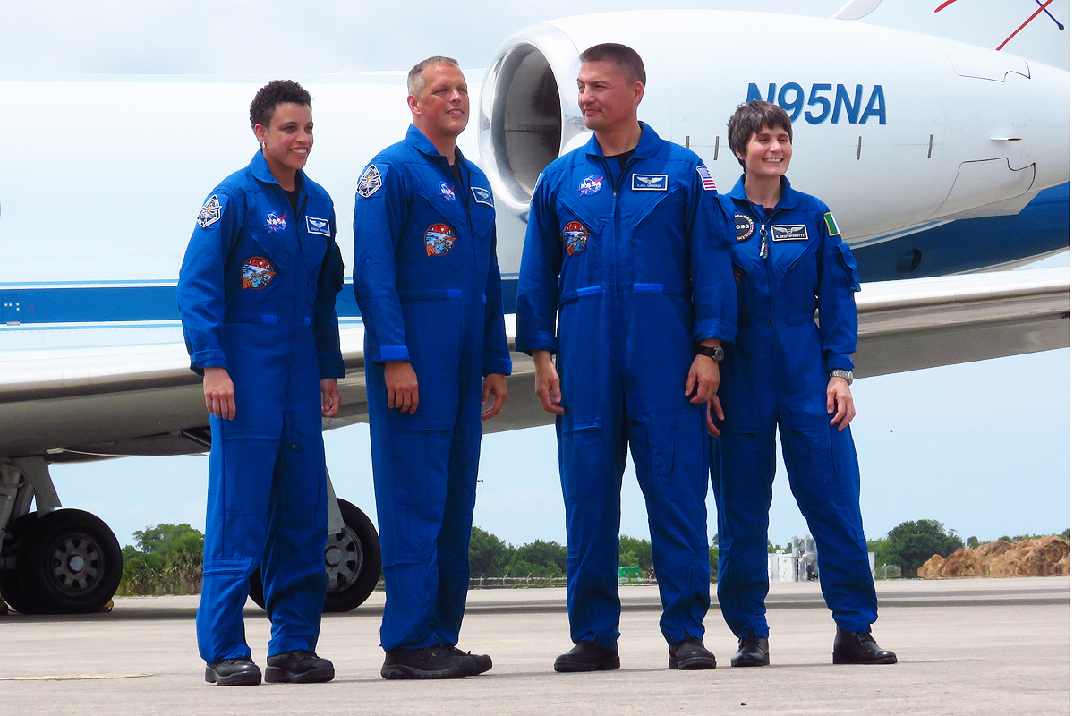 Crew-4 Crew Arrives At KSC, Photo Courtesy Carleton Bailie, Spaceline