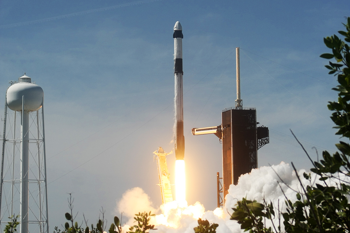 Falcon 9 Axiom-1 Launch, Photo Courtesy Carleton Bailie, Spaceline