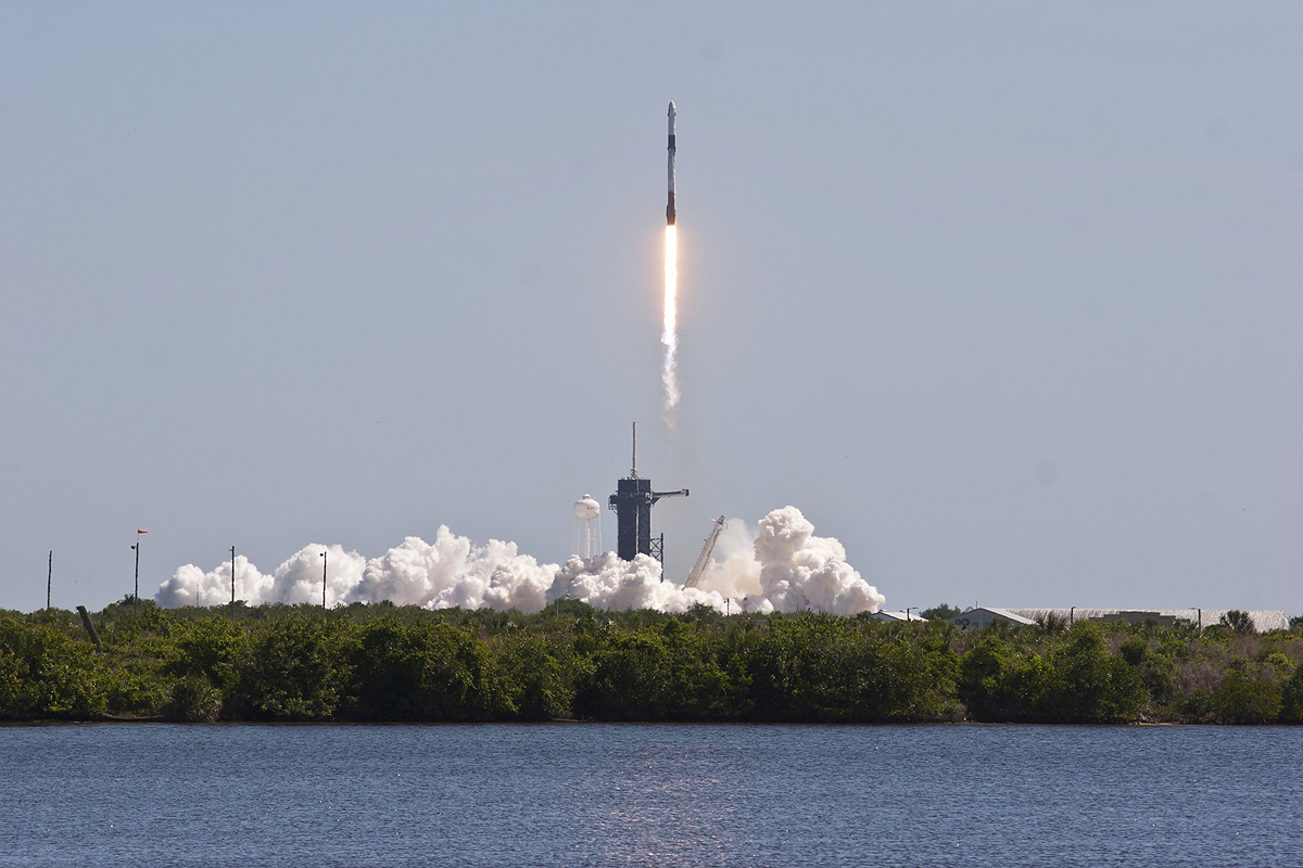 Falcon 9 Axiom-1 Launch, Photo Courtesy Carleton Bailie, Spaceline