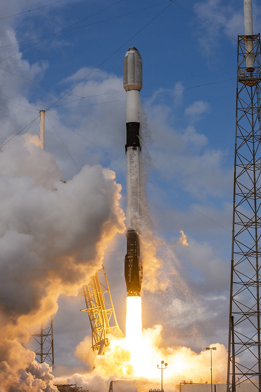 Falcon 9 Starlink 4-22 Launch, Photo Courtesy SpaceX
