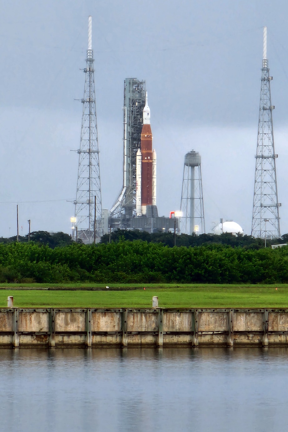SLS On Launch Pad 39B, Photo Courtesy Carleton Bailie, Spaceline