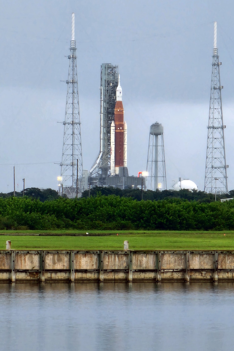 SLS On Launch Pad 39B, Photo Courtesy Carleton Bailie, Spaceline