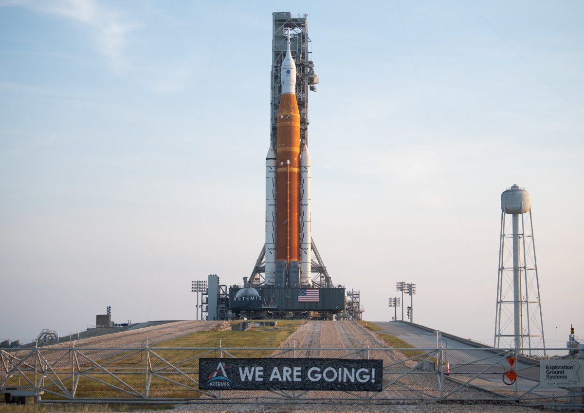SLS On Launch Pad 39B, Photo Courtesy NASA