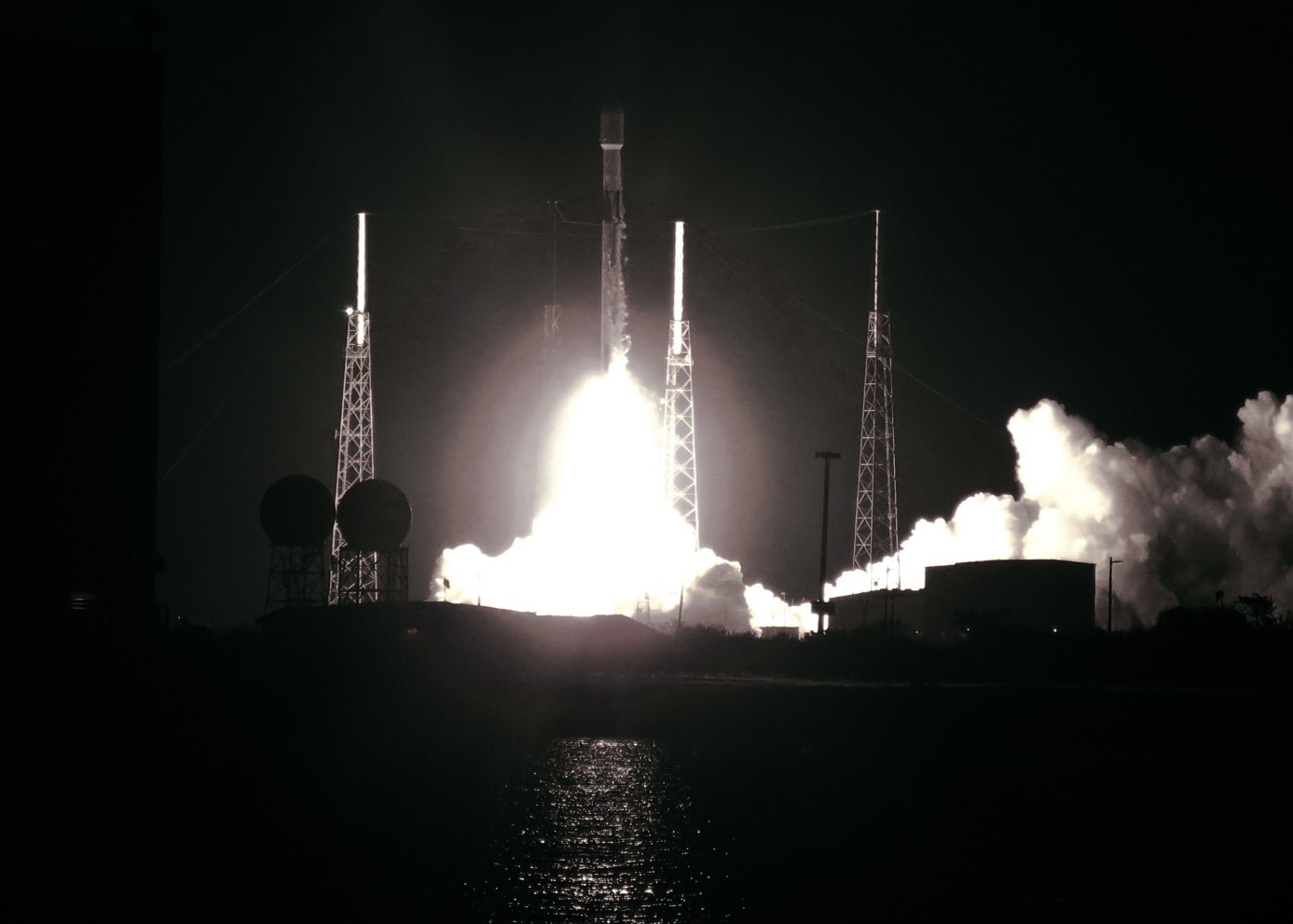 Falcon 9 O3B MPOWER 1/2 Launch, Photo Courtesy Carleton Bailie,Spaceline