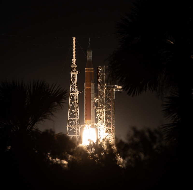 Space Launch System Artemis-I Launch, Photo Courtesy NASA