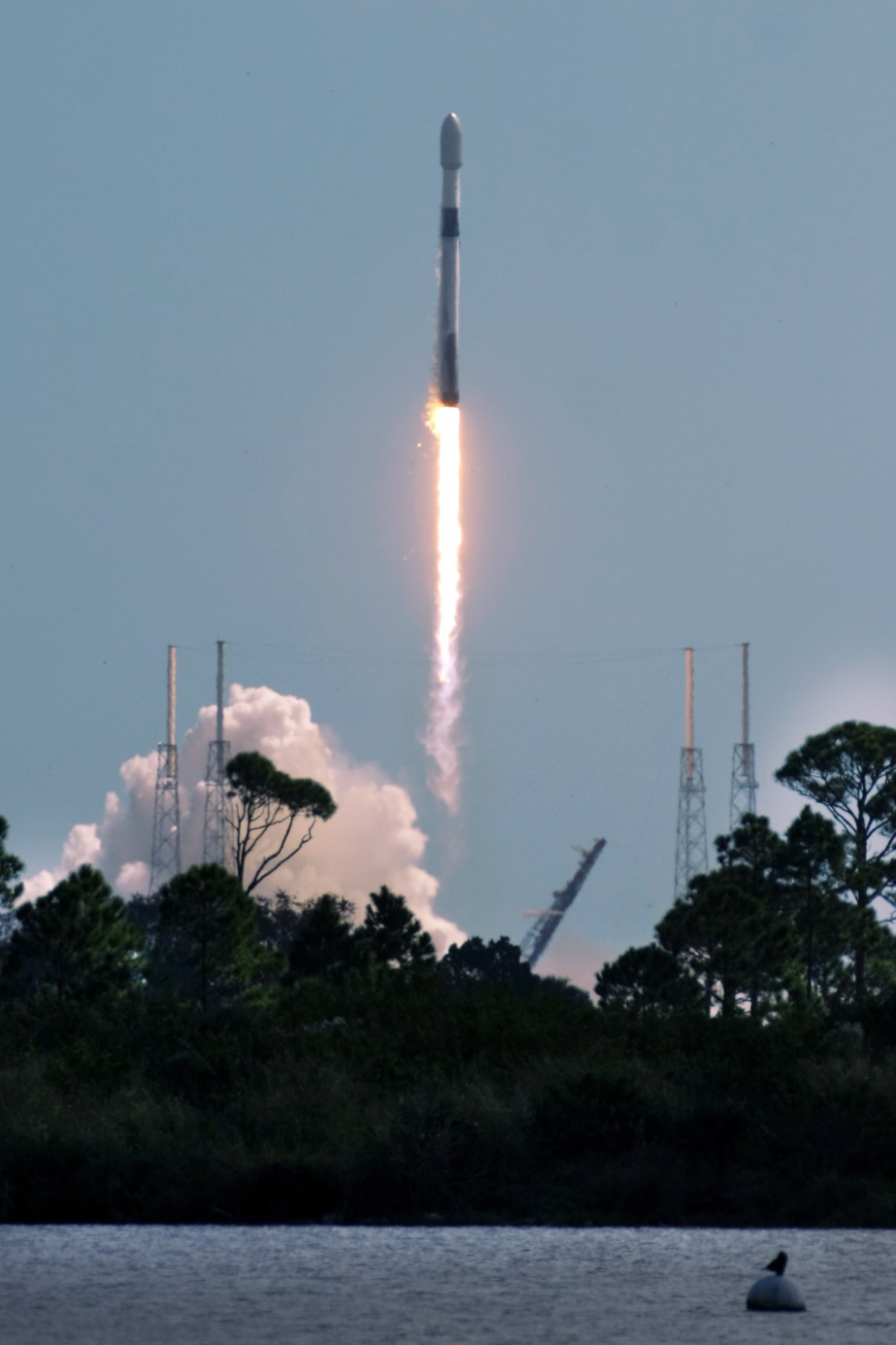Falcon 9 Galaxy 31/32 Launch, Photo Courtesy Carleton Bailie,Spaceline