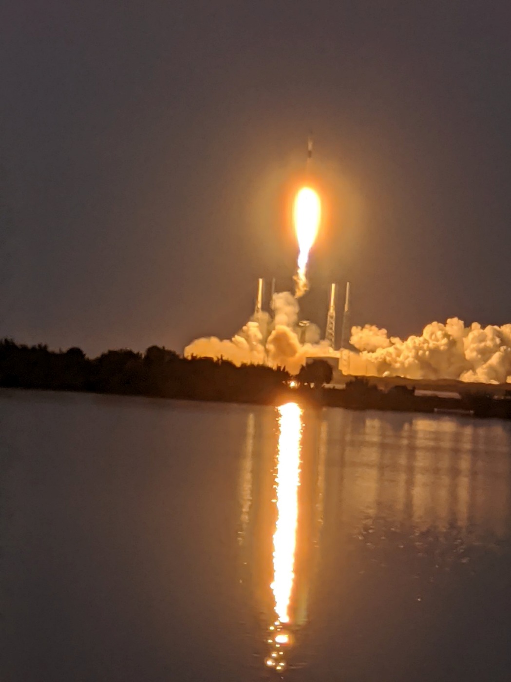 Falcon 9 CSG-2 Launch, Photo Courtesy Cliff Lethbridge-Spaceline