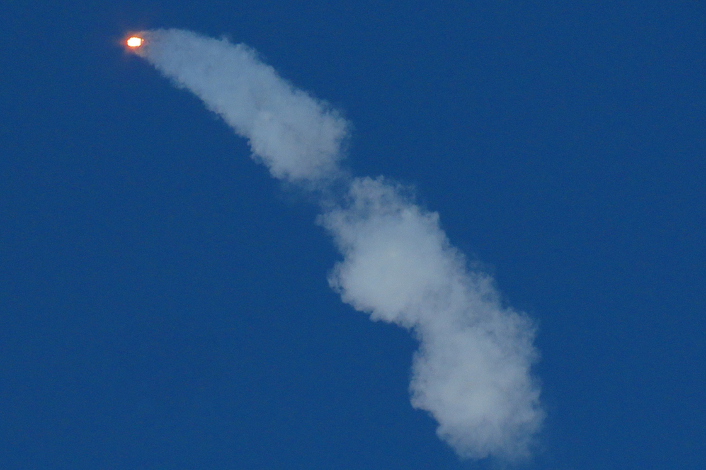 Falcon 9 Starlink 4-5 Downrange, Photo Courtesy Carleton Bailie-Spaceline