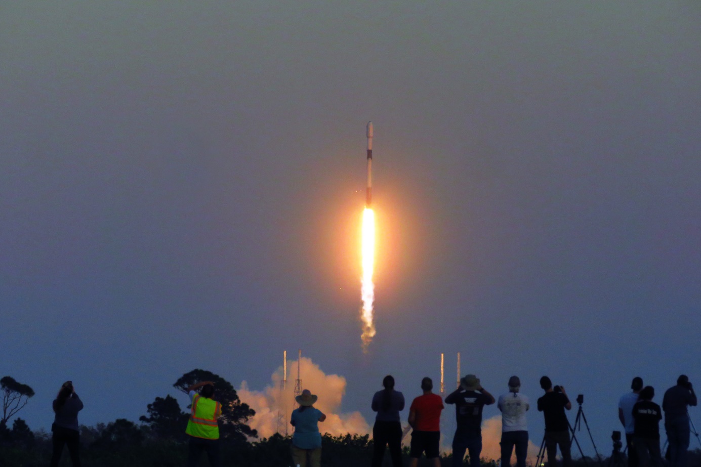 Falcon 9 Starlink 6-1 Launch, Photo Courtesy Carleton Bailie, Spaceline