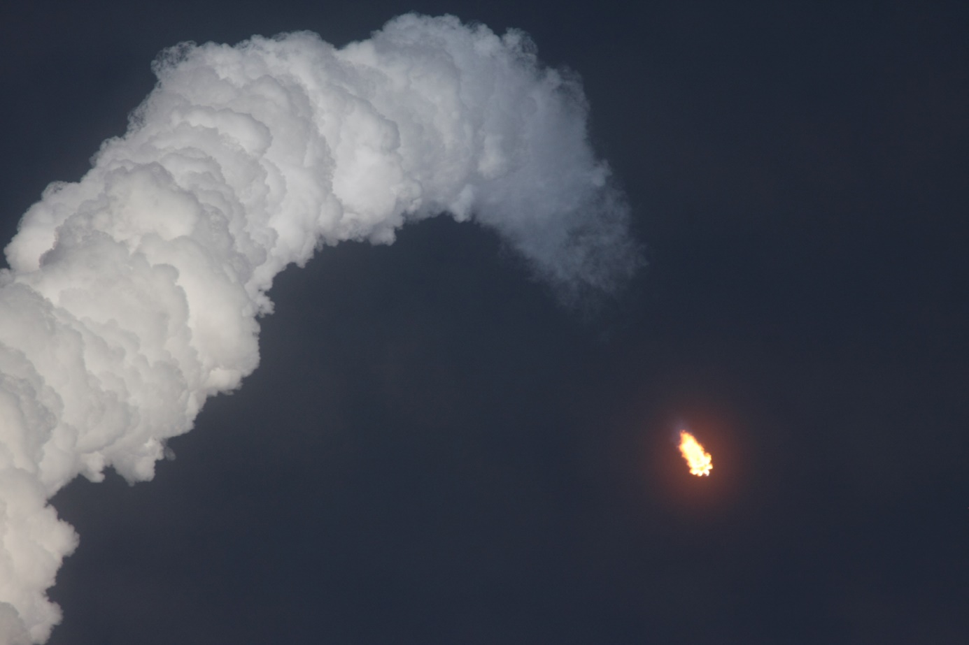 Falcon 9 Starlink 6-1 Downrange, Photo Courtesy Carleton Bailie,Spaceline