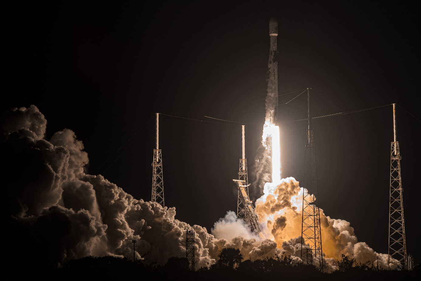 Falcon 9 Inmarsat-6F2 Launch, Photo Courtesy SpaceX