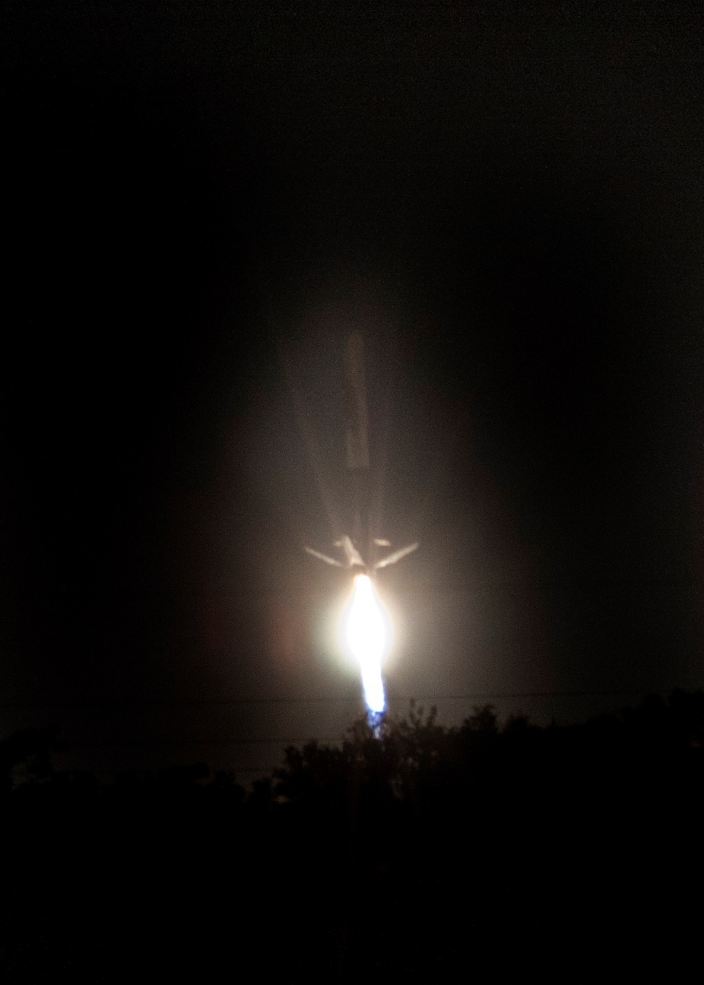 Falcon 9 OneWeb-16 Booster Landing, Photo Courtesy Carleton Bailie, Spaceline
