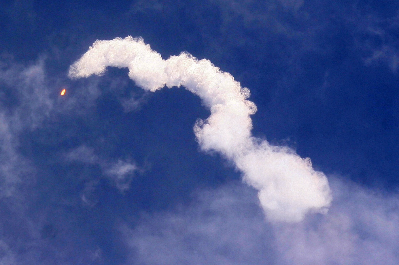 Falcon 9 CRS-28 Downrange, Photo Courtesy Carleton Bailie/Spaceline